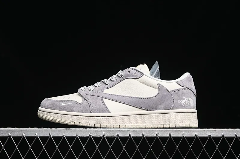All categories Air Jordan Jordan series basketball shoes Air Jordan 1 Low High-end customized low-top sneakers Travis Scott x Fragment Design x Air Jordan 1 Low OG SP AJ1 Joe 1 North Face joint-bottom gray pig eight low-top cultural casual sneakers XS3086-001